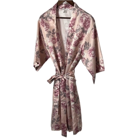 Flora Nikrooz Brenna Matte Satin Wrap Robe - Picture 3 of 8